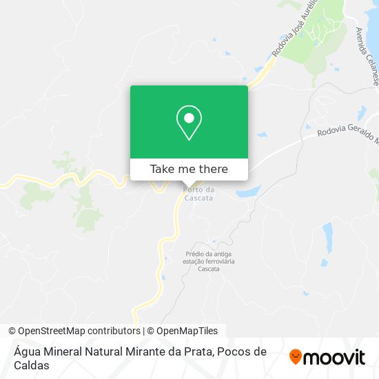Água Mineral Natural Mirante da Prata map