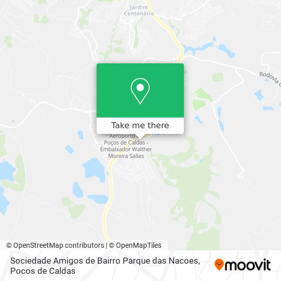 Sociedade Amigos de Bairro Parque das Nacoes map
