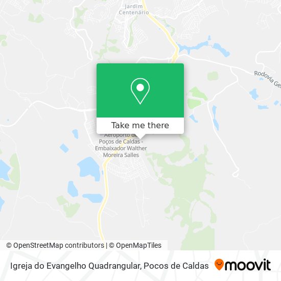 Igreja do Evangelho Quadrangular map