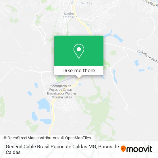 General Cable Brasil Poços de Caldas MG map