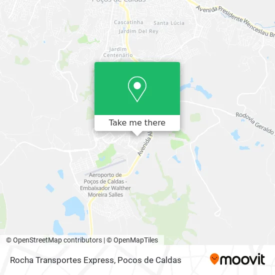 Rocha Transportes Express map
