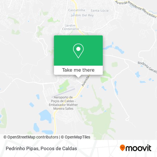 Pedrinho Pipas map