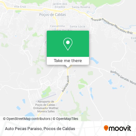 Auto Pecas Paraiso map