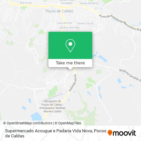 Supermercado Acougue e Padaria Vida Nova map