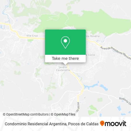 Mapa Condominio Residencial Argentina