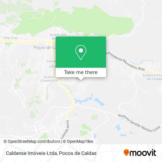 Caldense Imóveis-Ltda map