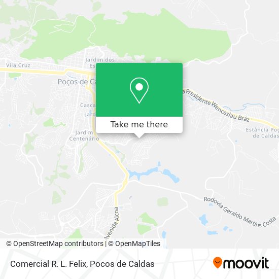 Comercial R. L. Felix map