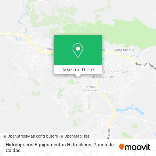 Hidraupocos Equipamentos Hidraulicos map
