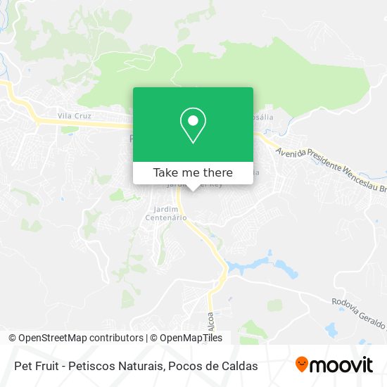 Pet Fruit - Petiscos Naturais map