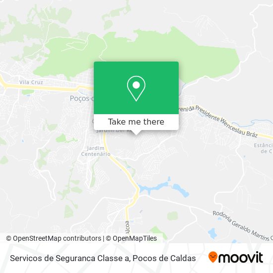 Servicos de Seguranca Classe a map