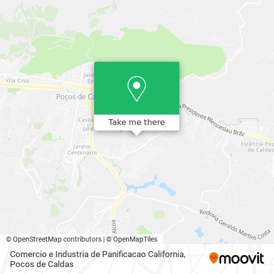 Comercio e Industria de Panificacao California map