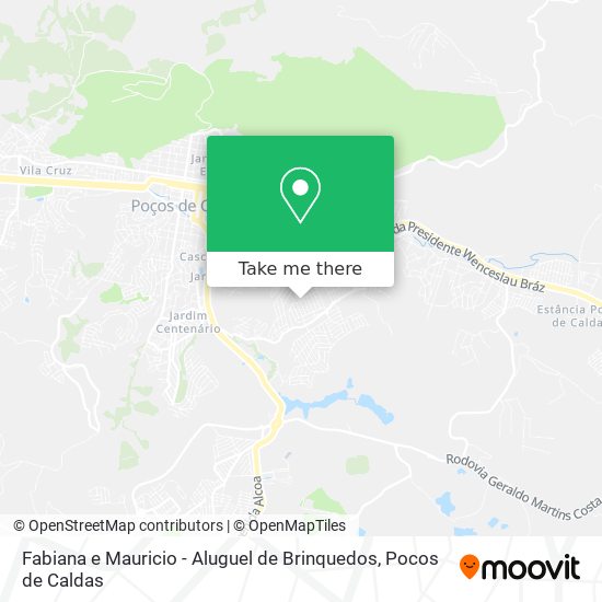 Fabiana e Mauricio - Aluguel de Brinquedos map