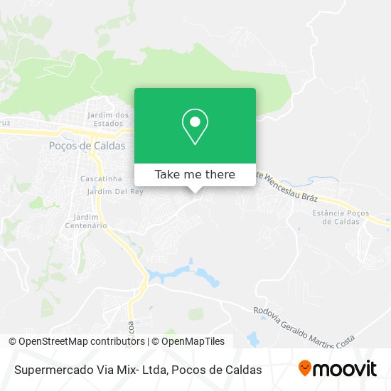 Supermercado Via Mix- Ltda map