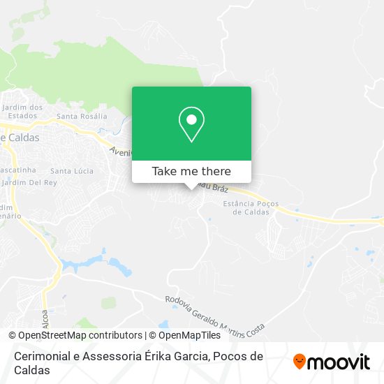 Cerimonial e Assessoria Érika Garcia map