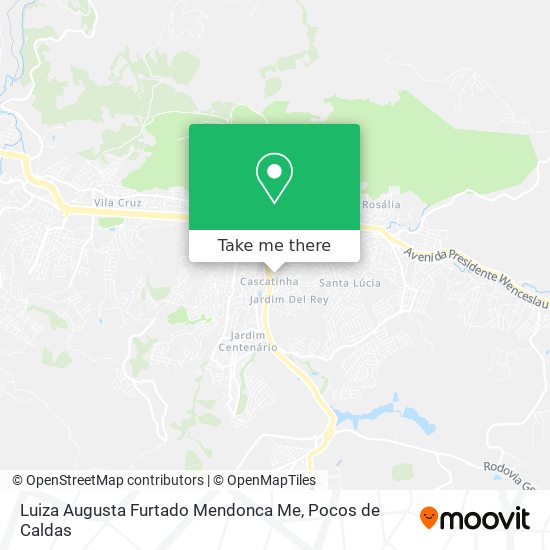 Luiza Augusta Furtado Mendonca Me map