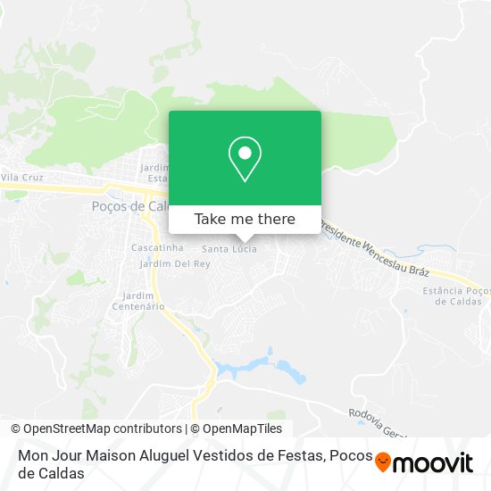 Mon Jour Maison Aluguel Vestidos de Festas map