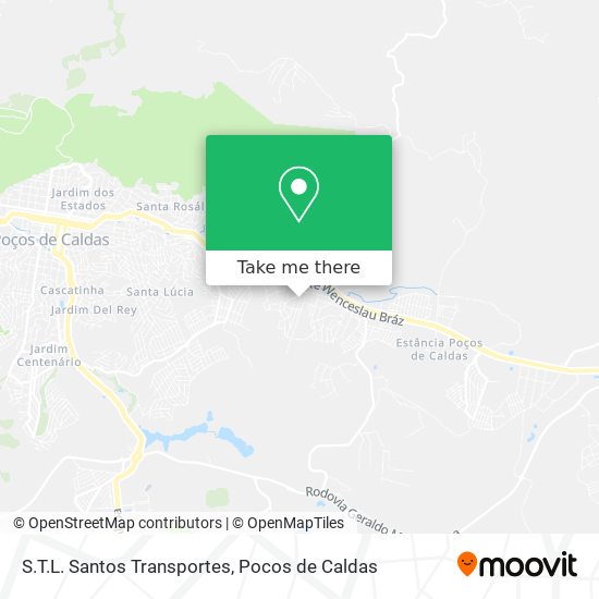 S.T.L. Santos Transportes map