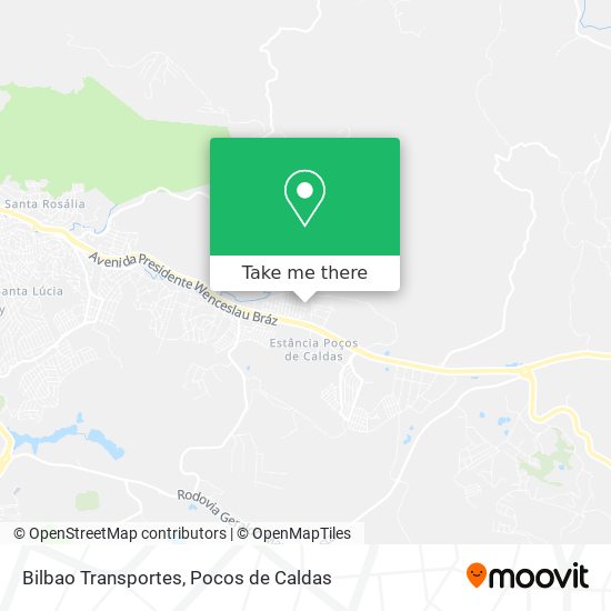 Bilbao Transportes map