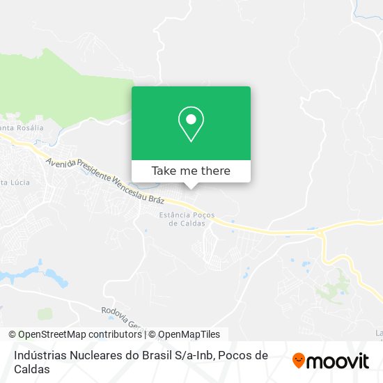 Indústrias Nucleares do Brasil S / a-Inb map