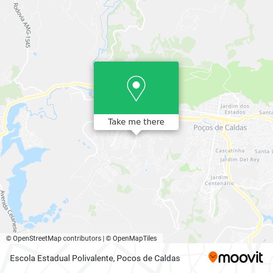 Mapa Escola Estadual Polivalente