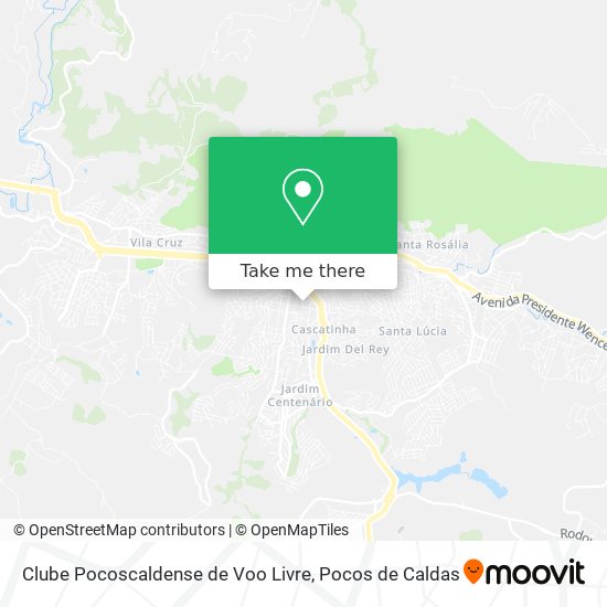 Clube Pocoscaldense de Voo Livre map
