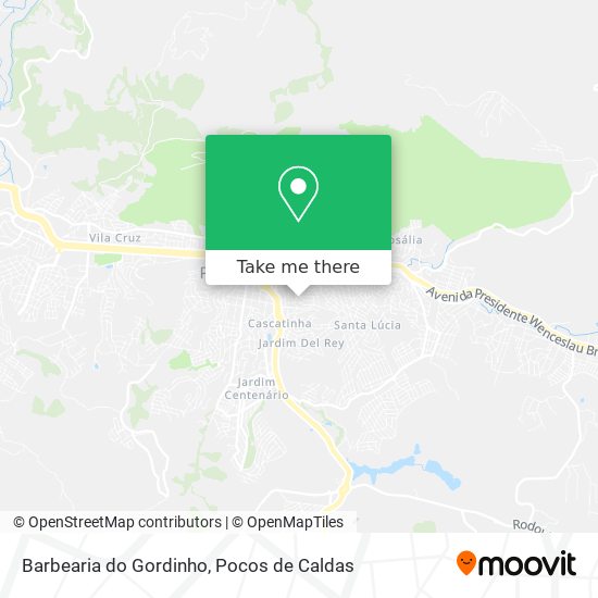 Mapa Barbearia do Gordinho