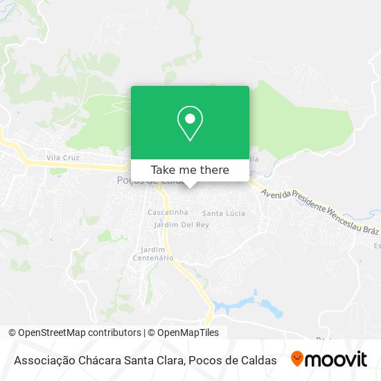 Associação Chácara Santa Clara map