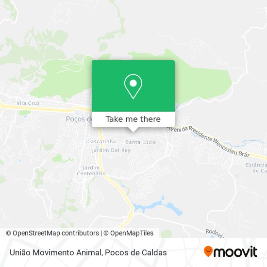 Mapa União Movimento Animal