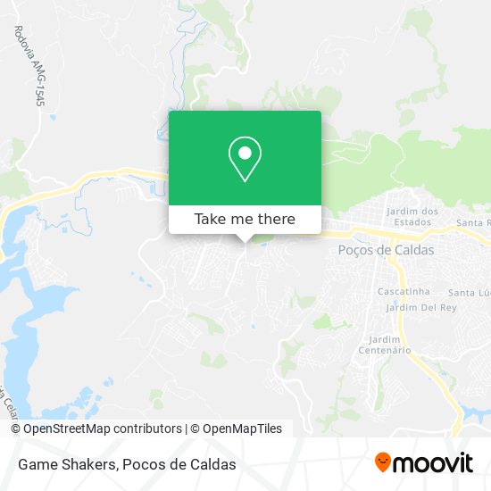 How to get to Game Shakers in Poços De Caldas by Bus?