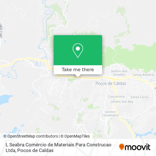 L Seabra Comércio de Materiais Para Construcao Ltda map