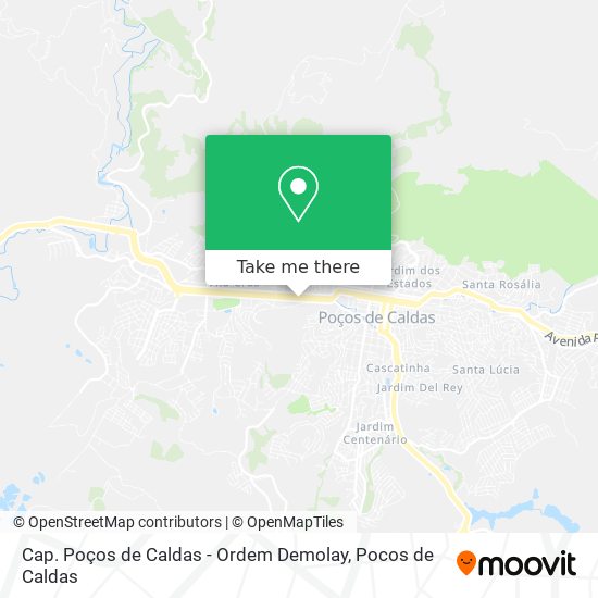 Cap. Poços de Caldas - Ordem Demolay map