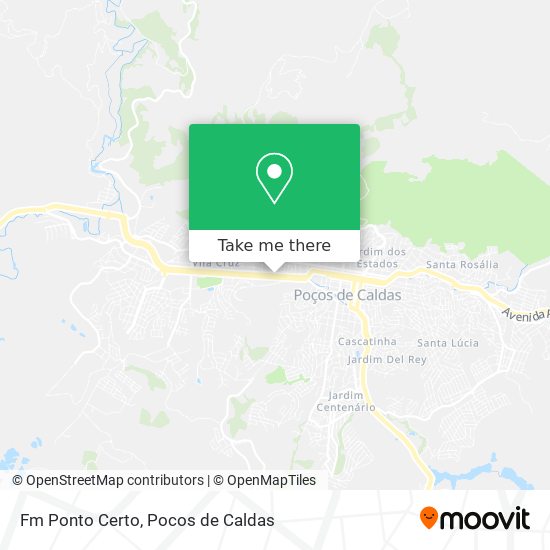 Fm Ponto Certo map