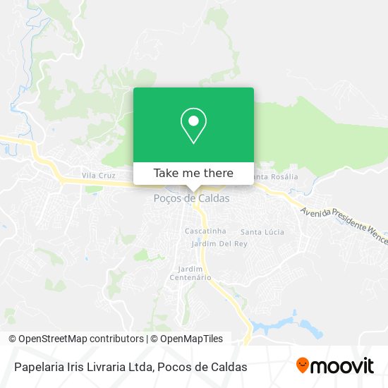 Mapa Papelaria Iris Livraria Ltda