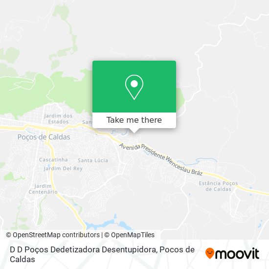 D D Poços Dedetizadora Desentupidora map