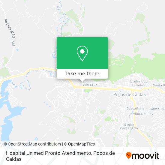 Hospital Unimed Pronto Atendimento map