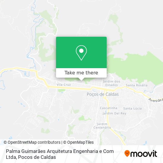 Palma Guimarães Arquitetura Engenharia e Com Ltda map