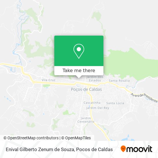 Enival Gilberto Zenum de Souza map