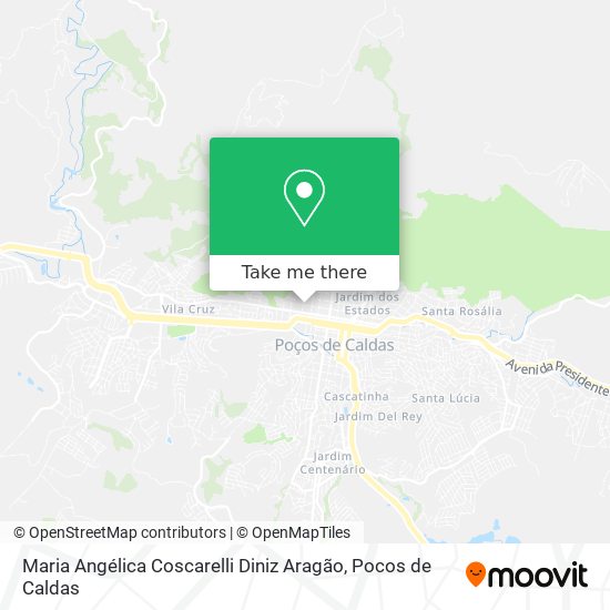 Maria Angélica Coscarelli Diniz Aragão map