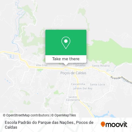 Escola Padrão do Parque das Nações. map