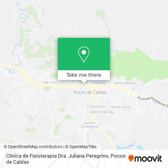 Clínica de Fisioterapia Dra. Juliana Peregrino map