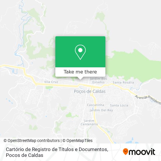 Cartório de Registro de Títulos e Documentos map