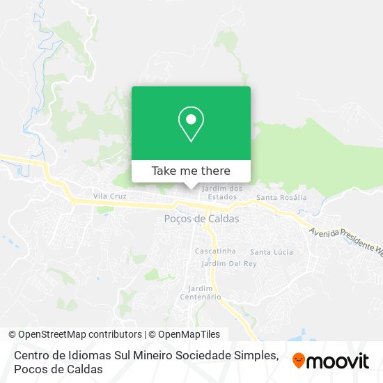 Centro de Idiomas Sul Mineiro Sociedade Simples map