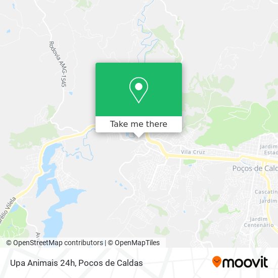 Upa Animais 24h map