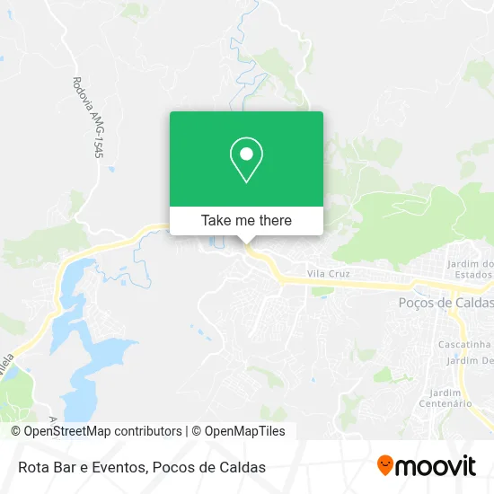 Rota Bar e Eventos map