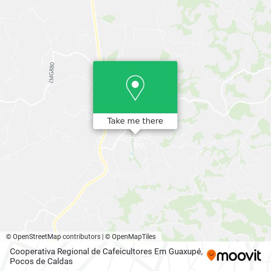Cooperativa Regional de Cafeicultores Em Guaxupé map