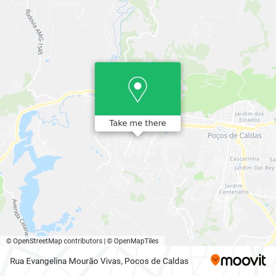 Rua Evangelina Mourão Vivas map