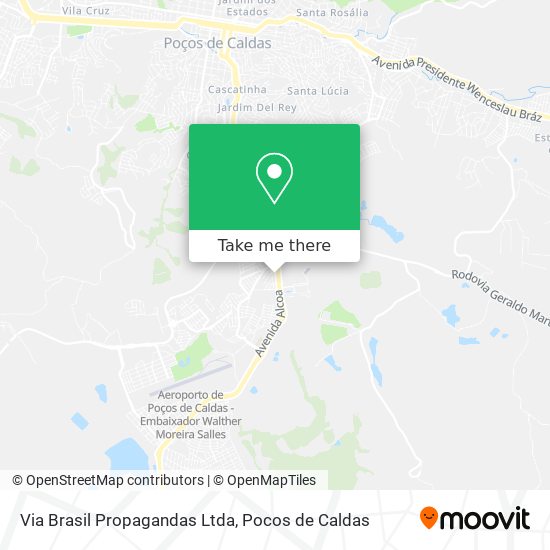 Via Brasil Propagandas Ltda map