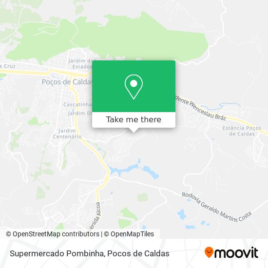 Supermercado Pombinha map