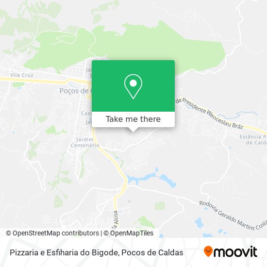 Pizzaria e Esfiharia do Bigode map