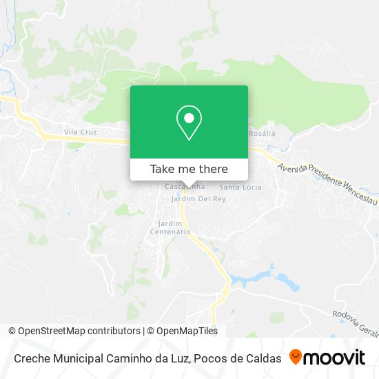 Creche Municipal Caminho da Luz map